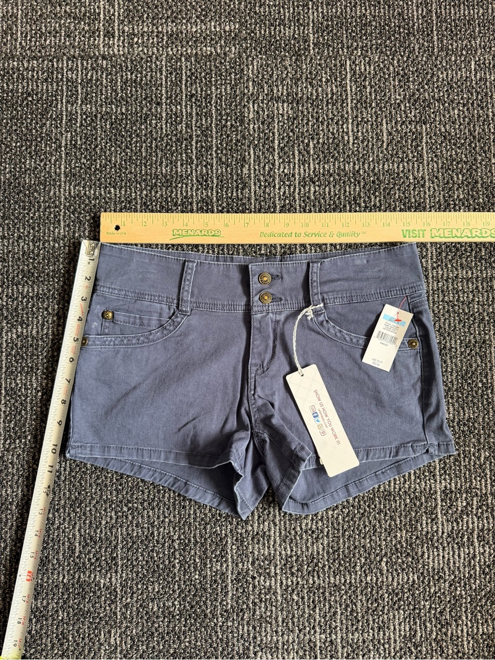 UNIONBAY Women's Dark Gray Cargo Shorts Size 5 NWT